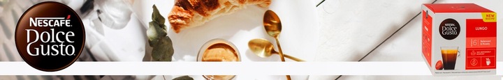 Kawa kapsułki NESCAFE DOLCE GUSTO LUNGO 16 sztuk + GRATIS videobook