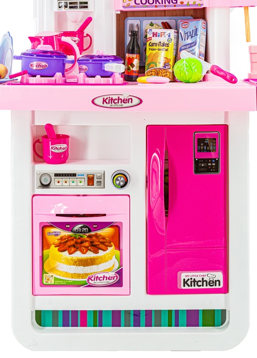 DUŻA KUCHNIA DLA DZIECI Kuchenka Akcesoria Światło
