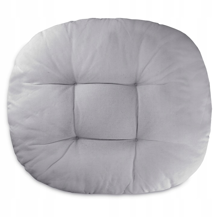 Huśtawka wisząca pleciona BOHO Szary + Poduszka