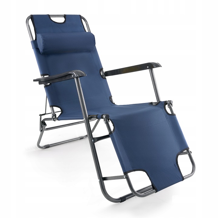 3 WZORY LEŻAK PLAŻOWY FOTEL OGRODOWY SKŁADANY NA PLAŻĘ 2W1