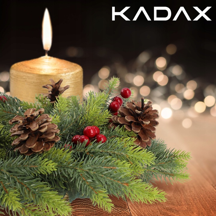 WIANEK ŚWIĄTECZNY STROIK NA DRZWI STÓŁ WIENIEC OZDOBA PREMIUM ŚWIĘTA 45 cm