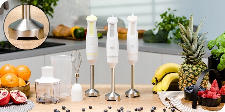 BLENDER ZESTAW MOCNY ZELMER ZHB4562I 800W STALOWY Pulsar Deluxe Max Chopper