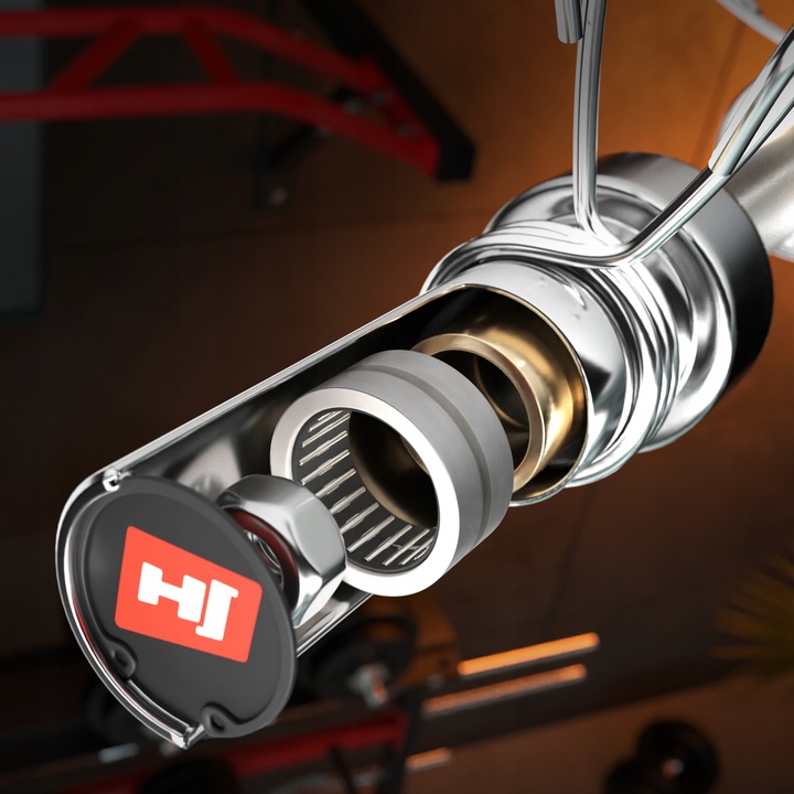 Gryf olimpijski prosty do sztangi pełny odlew ze stali 220cm 320kg zaciski