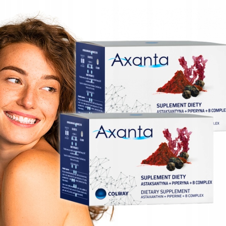 2x Axanta COLWAY 60 kaps. - Astaksantyna - Suplement Diety Colway