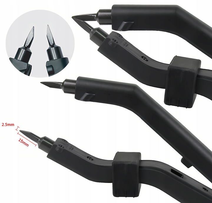 Zgrzewarka Do Przedłużania Włosów Keratyna Smukła Cienka Mini Końcówka