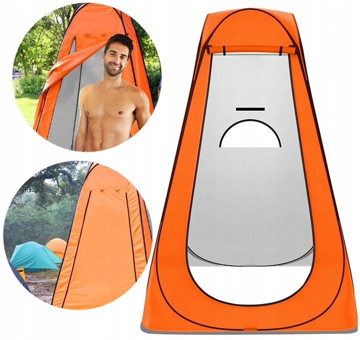 3W1 Namiot Plażowy Przebieralnia Toaleta WC Kabina Prysznic Kempingowy 185c