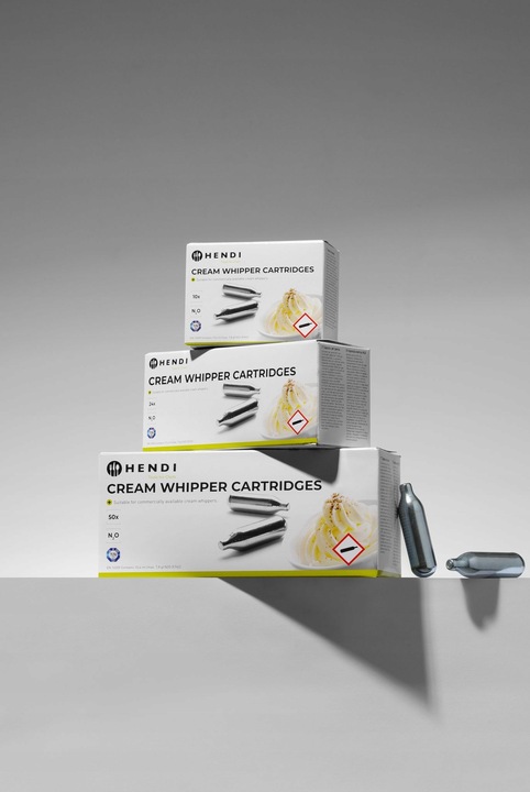 Hendi Naboje do syfonu do bitej śmietany 50 szt.