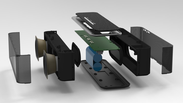 PRZENOŚNY GŁOŚNIK BLUETOOTH OPTICUM RED AX20