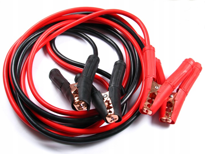 MOCNE KABLE PRZEWODY ROZRUCHOWE 1200A 6M 35mm2 GRUBE 2x6 METRÓW NEOMAX