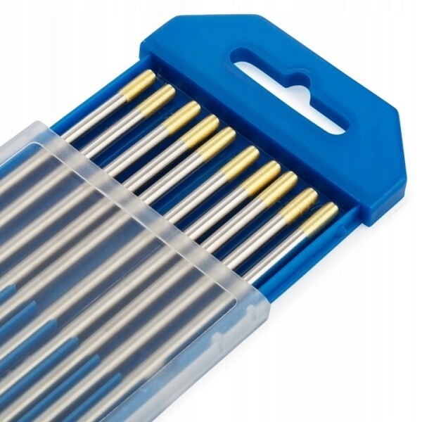 Elektroda wolframowa do spawarki TIG złota WL15 2,4 x 175 mm 10 sztuk