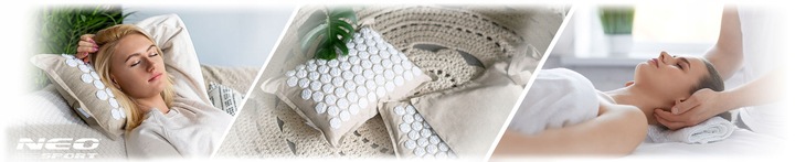 MATA DO AKUPRESURY Z KOLCAMI + PODUSZKA + TORBA