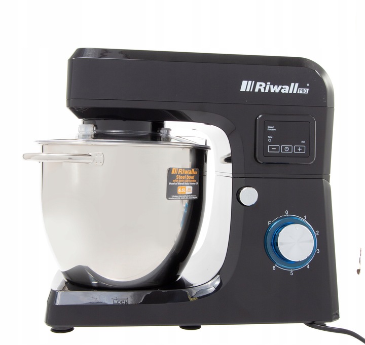 ROBOT KUCHENNY 8w1 PLANETARNY MIKSER 2700W MISA 6,5L DO CIASTA ZBIERAK LCD