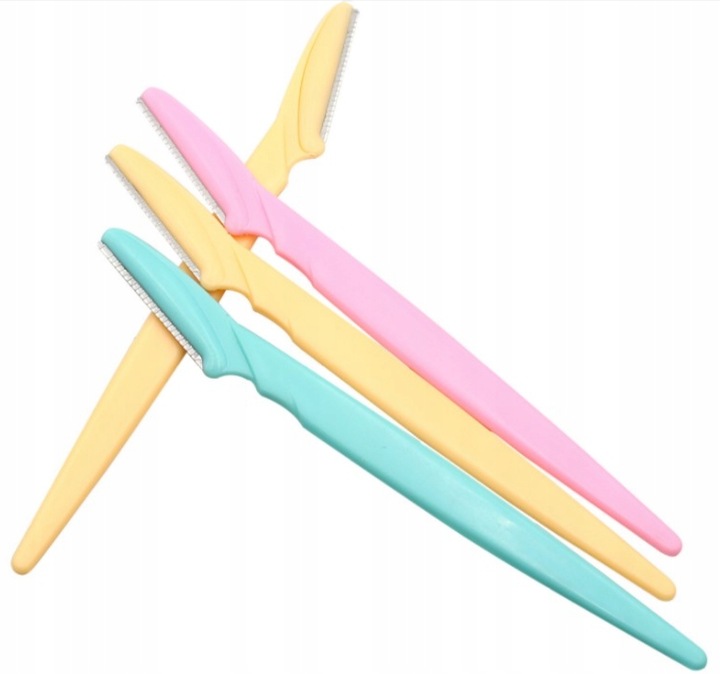 Nożyk Trymer Brzytwa do Regulacji Brwi 1szt Blue