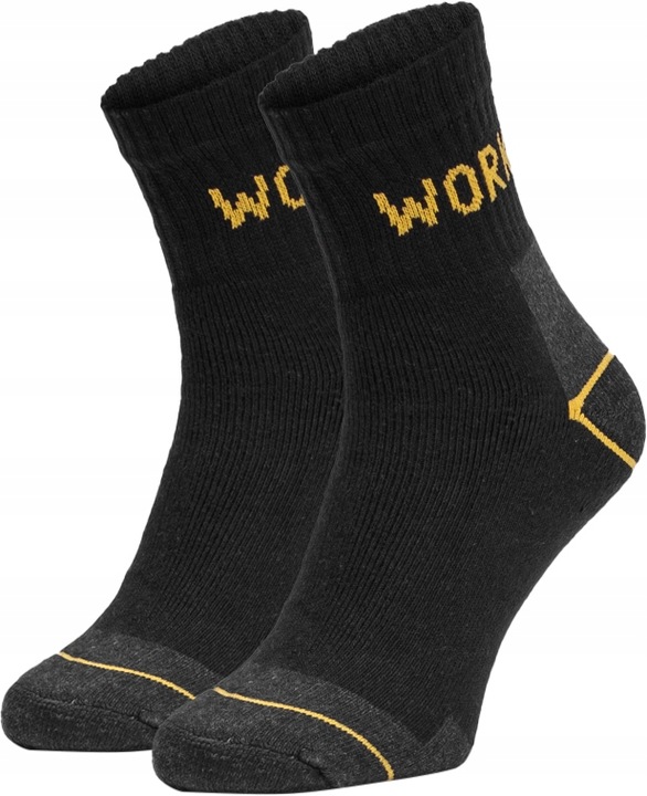 SKARPETY ROBOCZE 3/4 WORK WYTRZYMAŁE MOCNE SKARPETKI BAWEŁNA 12 PAR 43-46