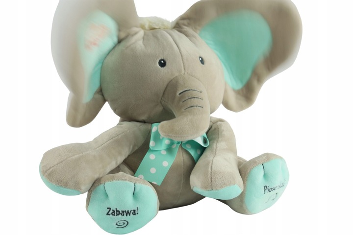 SŁONIK A KUKU INTERAKTYWNY mówi i śpiewa po polsku MADEJ miętowy