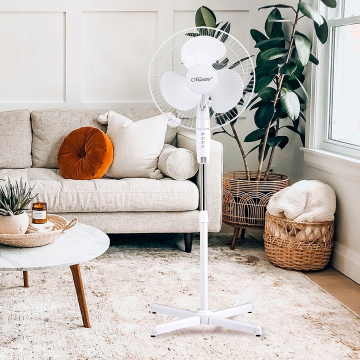 Wentylator Podłogowy Moc 60W z Regulacją 40cm