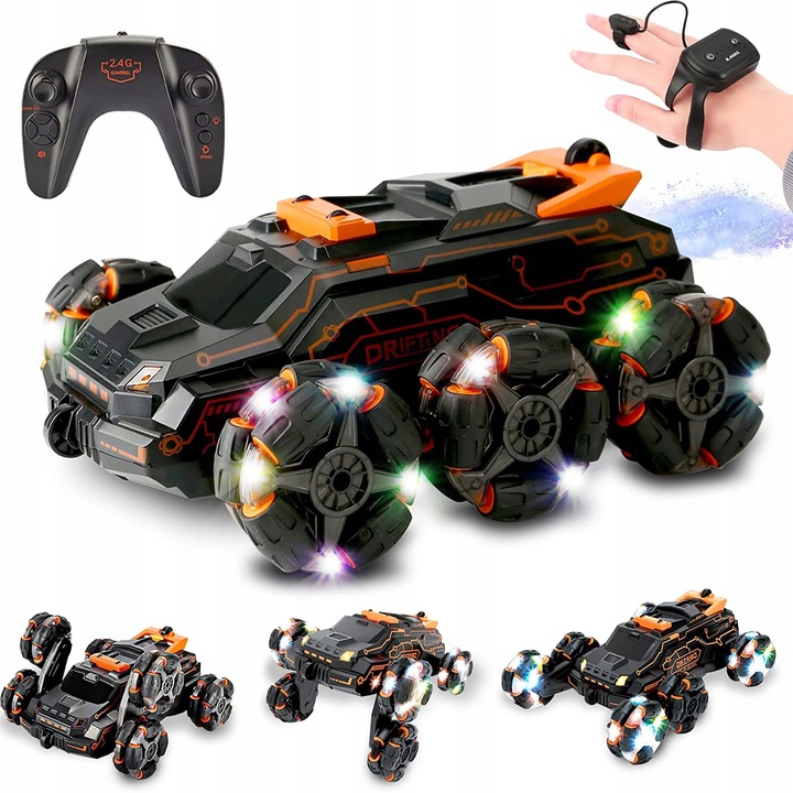 SAMOCHÓD ZDALNIE LED STEROWANY RĘKĄ GESTAMI +PILOT