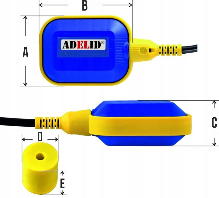 Wyłącznik włącznik pływakowy do pompy czujnik 10m pływak H07RNF