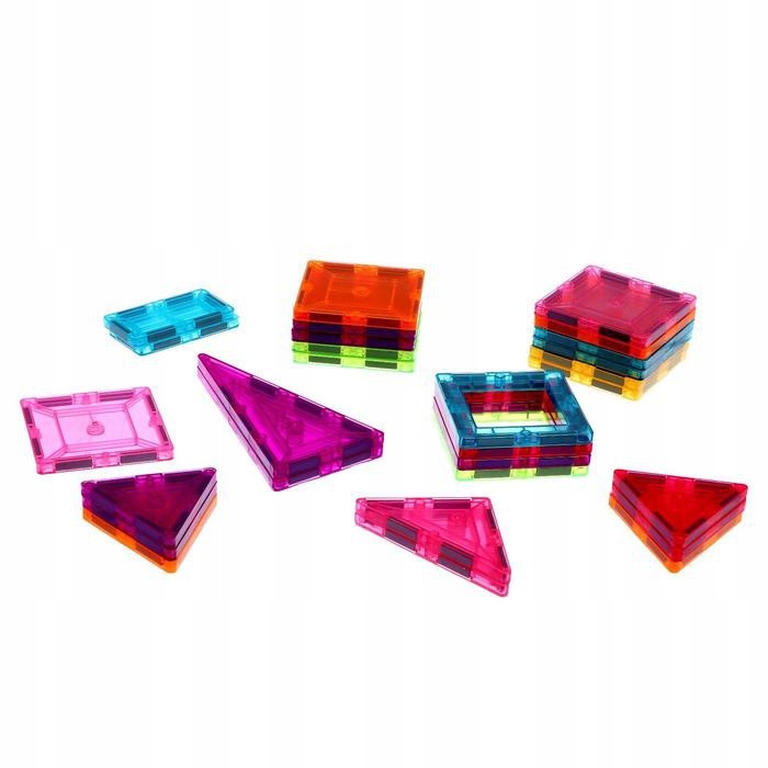 Magnetyczne Klocki Konstrukcyjne Montessori Edukacyjna Układanka 3D WOOPIE