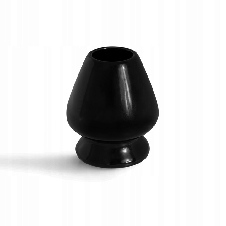 Podstawka ceramiczna pod chasen do matchy czarna