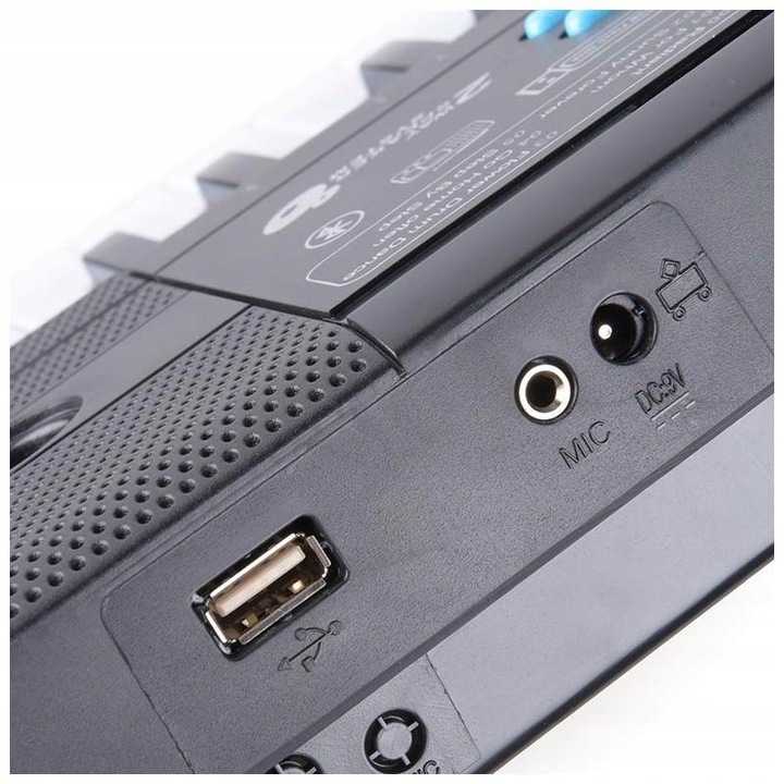 KIBORD DLA DZIECI KEYBORD EDUKACYJNY DO NAUKI GRY 61 KLAWISZY MIKROFON