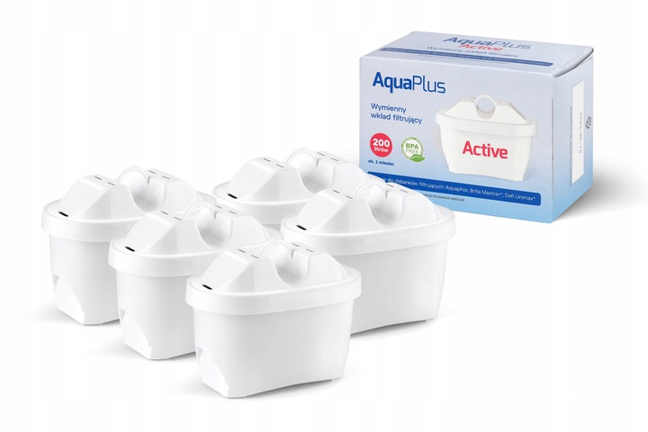 Filtr Aquaplus Active wkład do dzbanka filtrującego wodę 10 szt.