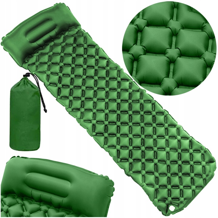 Materac Dmuchany Turystyczny Ultralekki Trekingowy Do Namiotu Wodoodporny