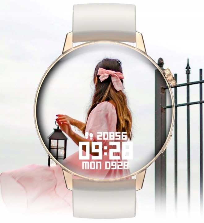 ZEGAREK DLA DZIEWCZYNKI NA PREZENT 2 PASKI ELEKTRONICZNY SMARTWATCH POLSKI