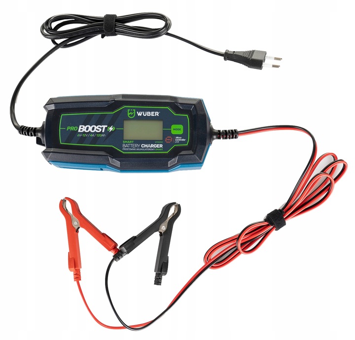 ŁADOWARKA PROSTOWNIK AKUMULATORA MIKROPROCESOROWY 6/12V 1.2-120Ah AGM ŻEL