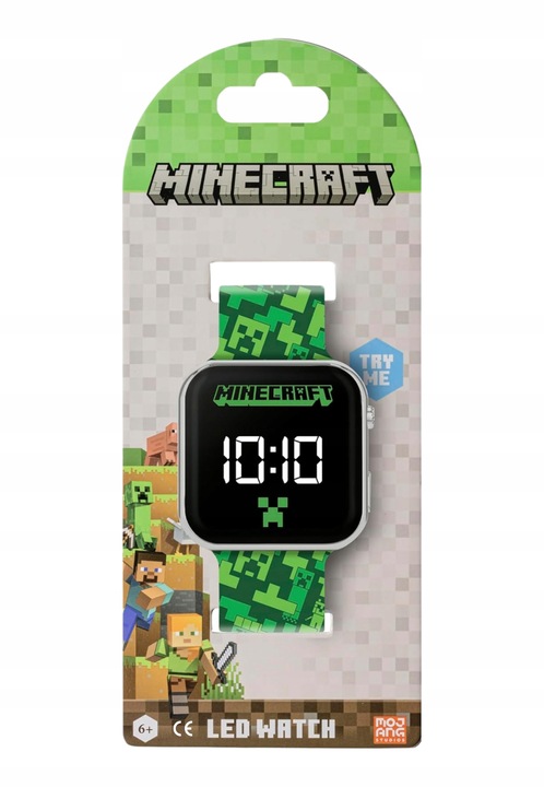 Zegar LED do gry Minecraft