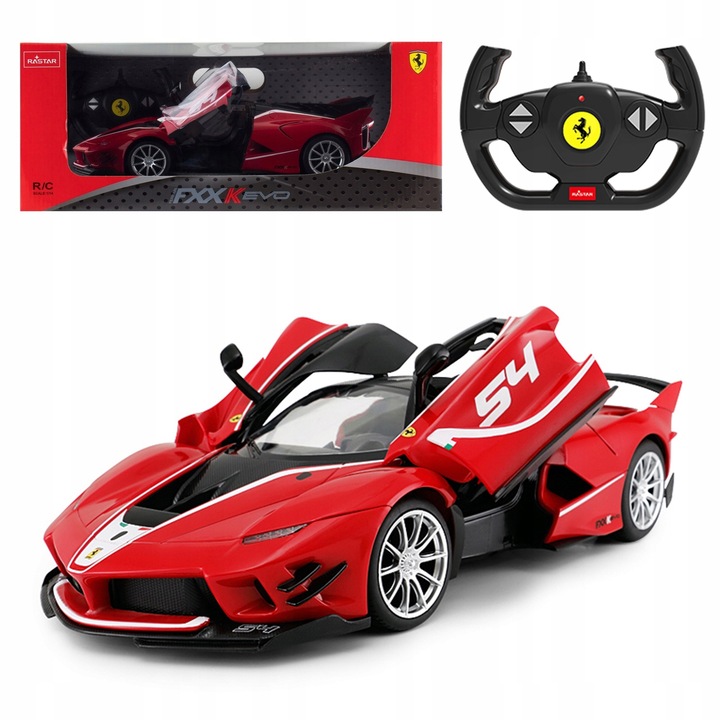 Duży Samochód Zdalnie Sterowany Ferrari FXX K Evo 1:14 Rastar 79200