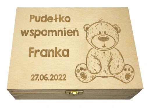 PUDEŁKO WSPOMNIEŃ PREZENT ROCZEK CHRZEST NARODZINY