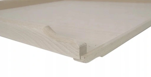 STOLNICA DREWNIANA DUŻA SOLIDNA BUKOWA 70x50 cm