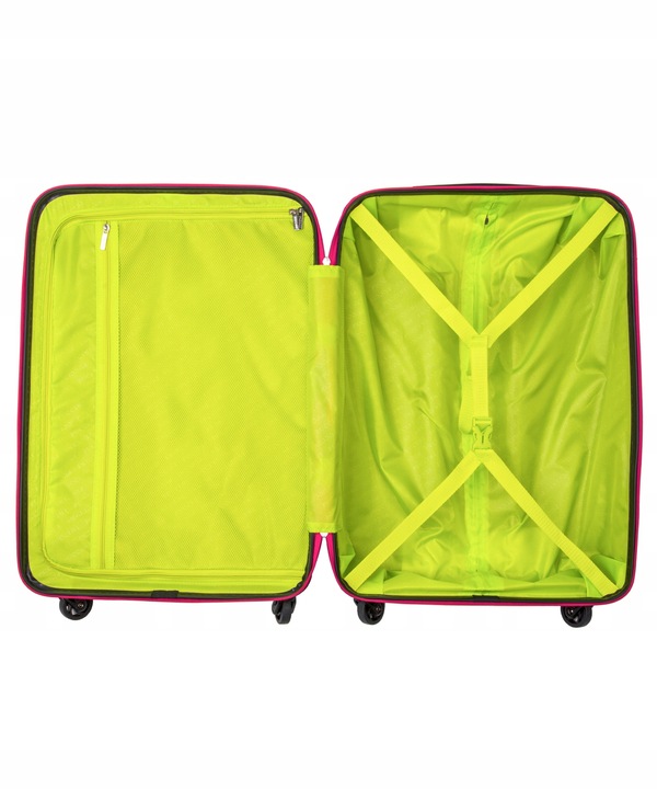 PUCCINI Zestaw WALIZEK Podróżnych Duża Średnia Kabinowa 3w1 ABS ABS018 3A