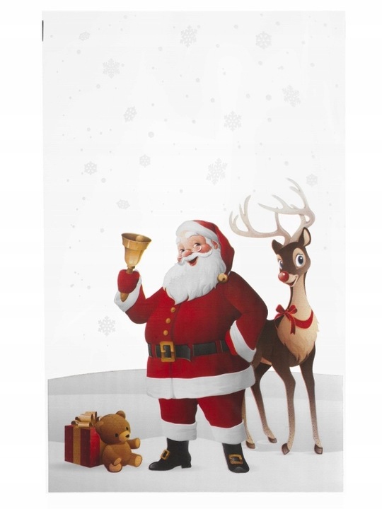 Worki celofanowe torebki foliowe PREZENTY ŚWIĄTECZNE MIKOŁAJKI 25x40 50 szt