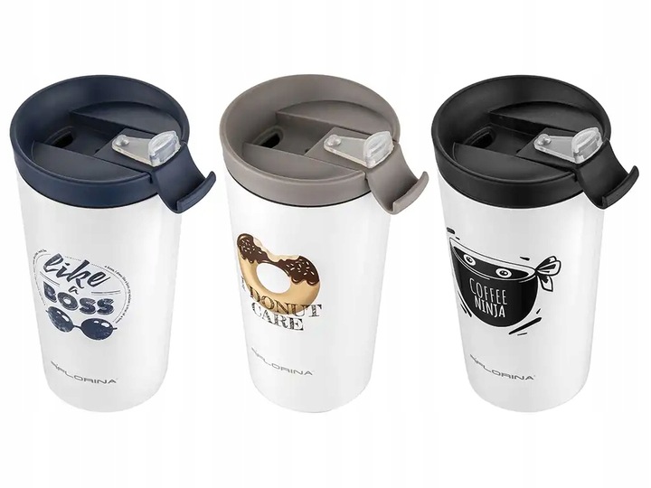 KUBEK TERMICZNY NIERDZEWNY FLORINA 360 ML MIX