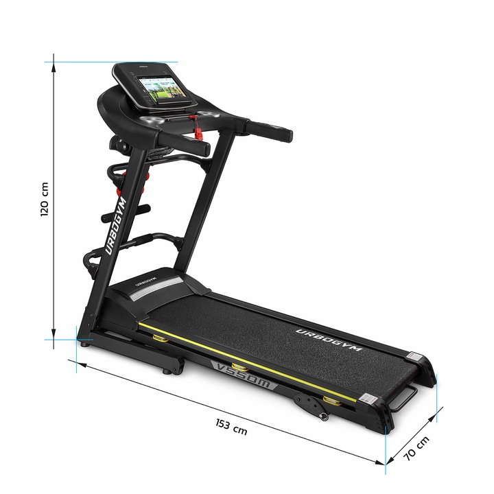 BIEŻNIA ELEKTRYCZNA V550M MASAŻER AMORTYZACJA REGULACJA NACHYLENIA SKŁADANA