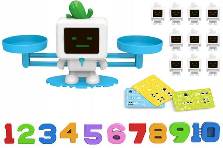 Prezent Pod Choinkę Gra Liczbowa Edukacyjna Robot