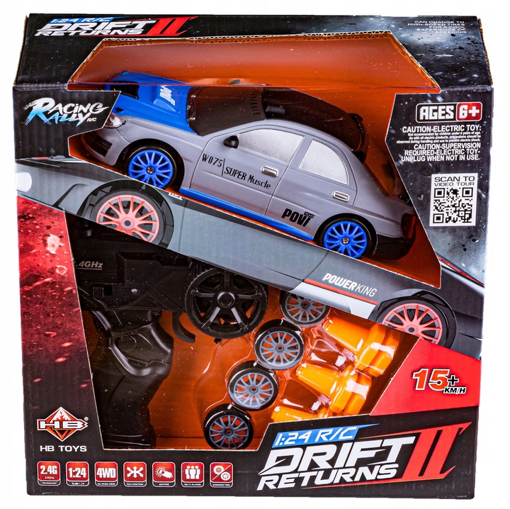 Samochód Sterowany do Driftu na PILOTA AUTO ZDALNIE STEROWANE RC DRIFT 4x4