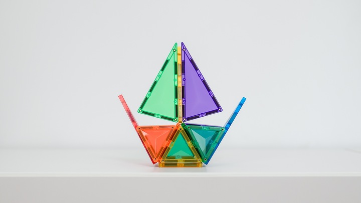 24 el. klocki magnetyczne start Rainbow Mini Pack Connetix