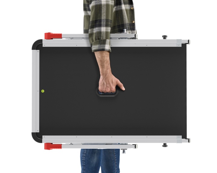 Podest na schody, platforma robocza Hailo TP2 Pro, składany