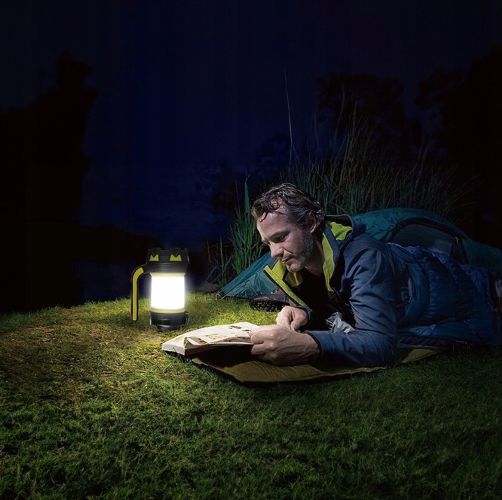 LATARKA LED KEMPINGOWA TURYSTYCZNA BIWAKOWA LAMPA PODRĘCZNA SZPERACZ
