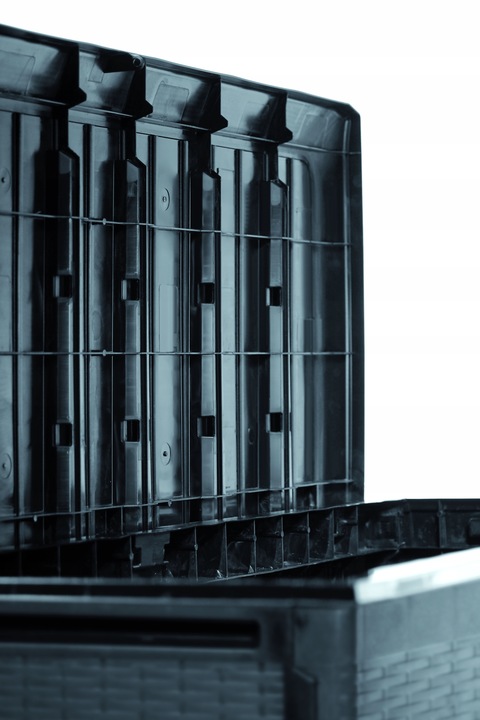 Skrzynia ogrodowa Boxe Rato Plus 290l Antracyt - Prosperplast MBRP290-S433