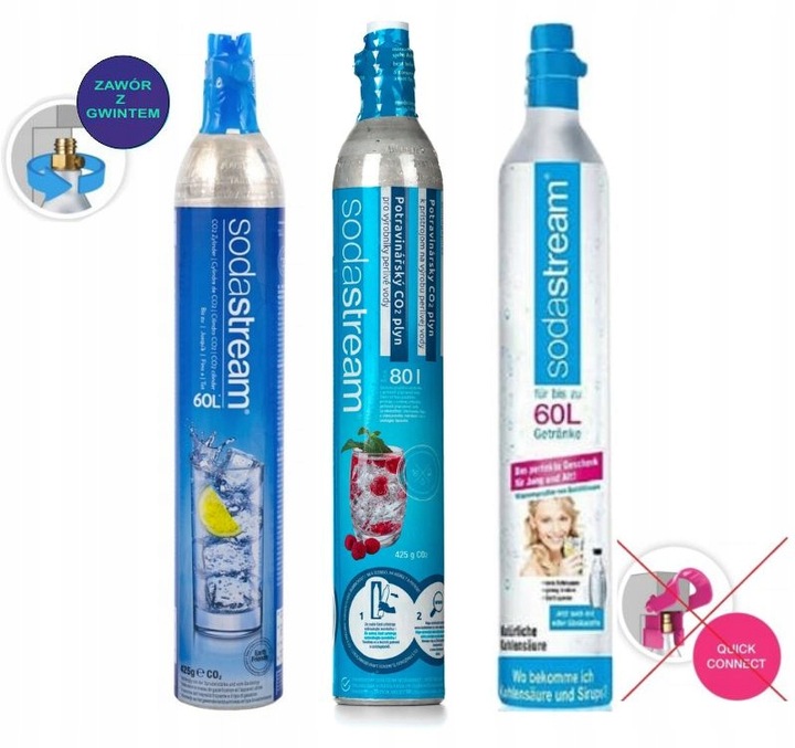 Sodastream nabój CO2 do saturatora butla