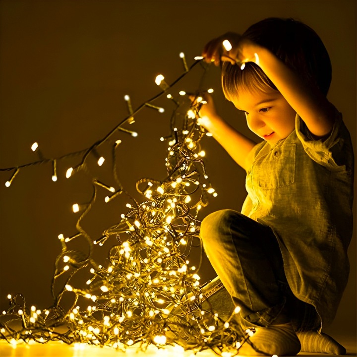 Lampki Choinkowe 1000 LED Oświetlenie Świąteczne ZEW / WEW