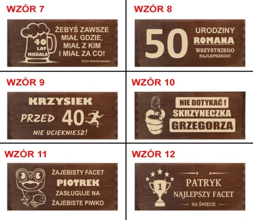 NOSIDŁO NA PIWO + OTWIERACZ prezent dla faceta mężczyzny na urodziny 18-99