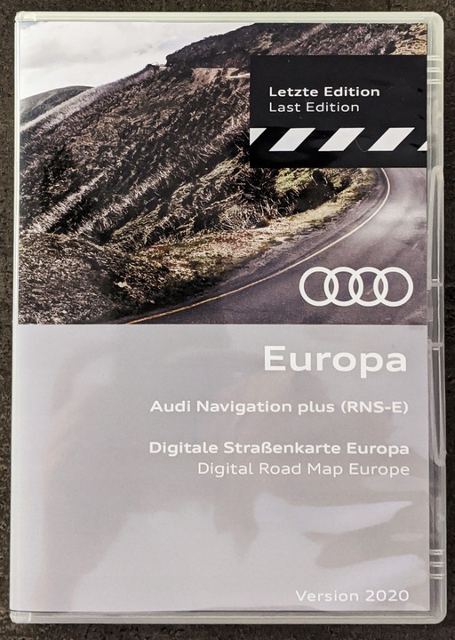 MAPA AUDI RNS-E POLSKA AUDI RNS-E 2020 A4 B6 B7 A6