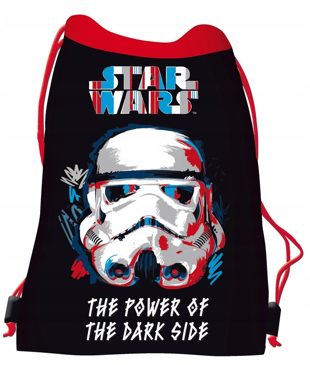 TORNISTER+PIÓRNIK+WOREK ZESTAW STAR WARS ST. MAJEWSKI