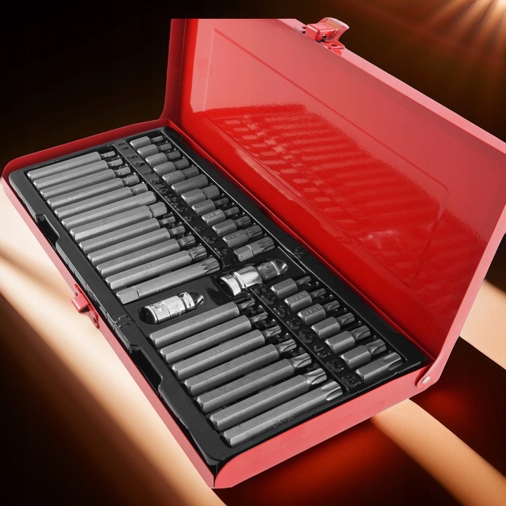 ZESTAW BITÓW KOŃCÓWKI BITY KLUCZE KOŃCÓWKI KLUCZ IMBUS HEX TORX SPLINE 40el