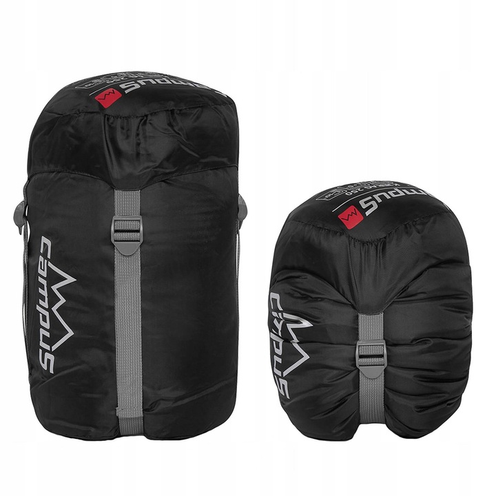 Śpiwór CampuS Kjerag 250 czarno-szary CUP702123404 Right